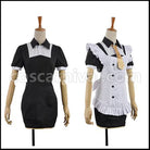 Love Live! SR Cafe Maid Edition Pre-Awakening Maki Nishikino Cosplay Costume coscarnival - Back View