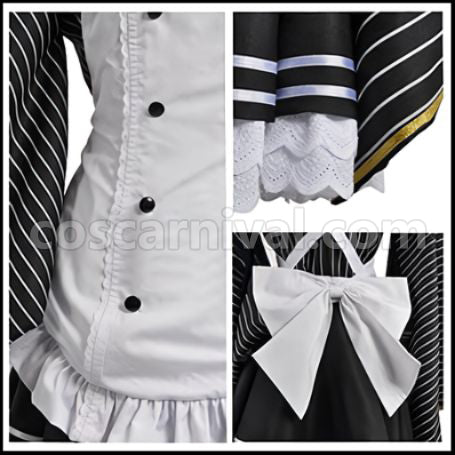 Love Live! SR Cafe Maid Edition Pre-Awakening Honoka Kosaka Cosplay Costume coscarnival - Side Profile