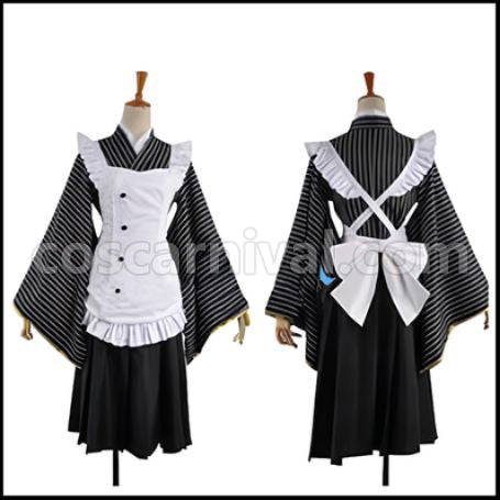 Love Live! UR Cafe Maid Edition Umi Sonoda Cosplay Costume coscarnival - Front View