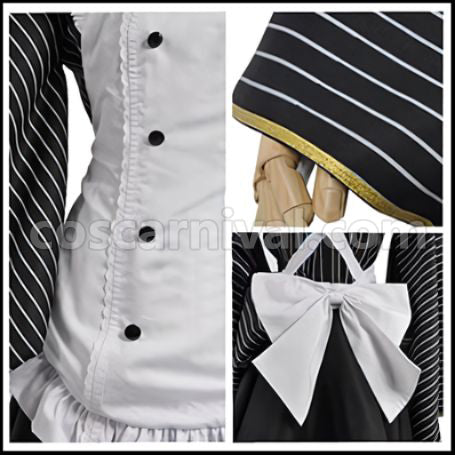 Love Live! UR Cafe Maid Edition Umi Sonoda Cosplay Costume coscarnival - Side Profile