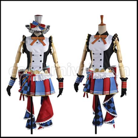 Love Live! SR Cafe Maid Edition Awakening After Kotori Minami Cosplay Costume coscarnival - Front View
