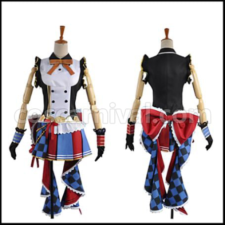Love Live! SR Cafe Maid Edition Awakening After Kotori Minami Cosplay Costume coscarnival - Back View