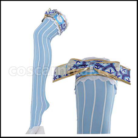 Love Live! SR August China Dress Edition After Awakening Eri Ayase Cosplay Costume coscarnival - Collar Design