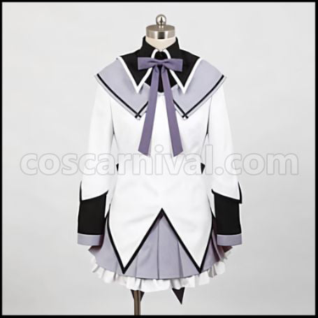 Mahou Shoujo Madoka Magica Akemi Homura Cosplay Costume New Edition by coscarnival - Front View