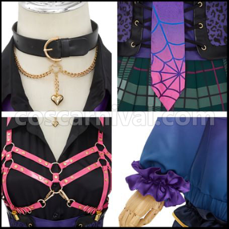 Nijisanji VTuber Meloco Kyoran Kyoran Cosplay Costume coscarnival - Material Texture