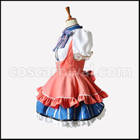 Love Live! SR November Apron Edition Awakening After Kotori Minami Cosplay Costume coscarnival - Back View