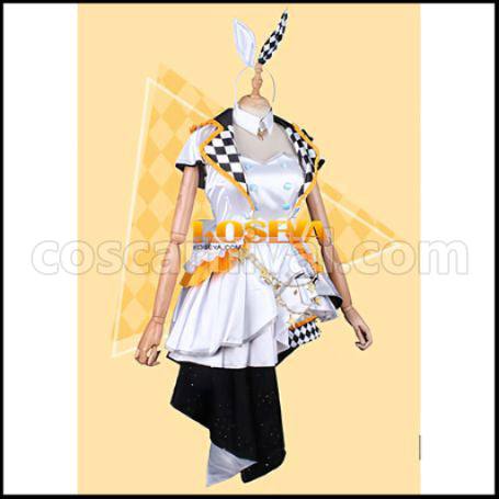 Hatsune Miku: Colorful Stage! MOREMORE JUMP Rin Kagamine Cosplay Costume coscarnival - Side Profile