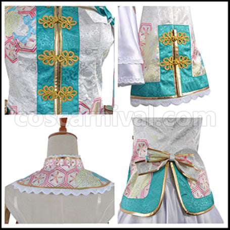 Love Live! UR August China Dress Edition After Awakening Kotori Minami Cosplay Costume coscarnival - Detail Close-up