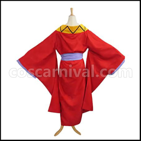 Rurouni Kenshin Meiji Swordsman Romantic Story Yumi Komagata Cosplay Costume coscarnival - Back View