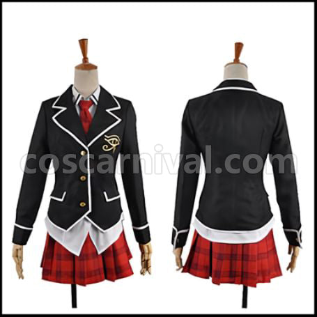 Trinity Seven: 7-nin no Masho Tsukai Lilith Asami Uniform Cosplay Costume coscarnival - Front View