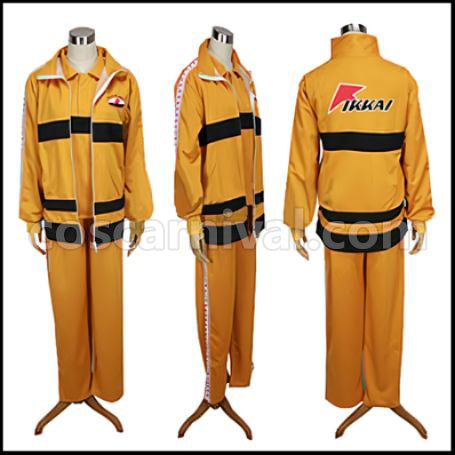 The Prince of Tennis Rikkaidai Fuzoku Junior High School Tracksuit Winter Clothes Cosplay Costume coscarnival - Front View