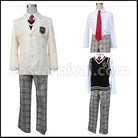 The New Prince of Tennis Hyotei Academy Junior High Keigo Atobe / Gakuto Mukahi Uniform Cosplay Costume coscarnival - Front View