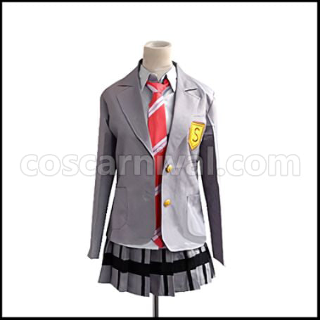 Your Lie in April Miyazono Kaori Cosplay Costume coscarnival - Front View