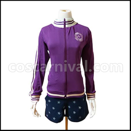 Love Live! SR Jersey Edition Pre-Awakening Nozomi Tojo Cosplay Costume coscarnival - Front View