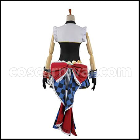 Love Live! SR Cafe Maid Edition Awakening After Nico Yazawa Cosplay Costume coscarnival - Back View