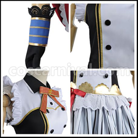 Love Live! SR Cafe Maid Edition Awakening After Nico Yazawa Cosplay Costume coscarnival - Detail Close-up