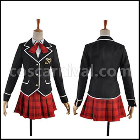 Trinity Seven: 7-nin no Masho Tsukai Royal Biblia Academy Uniform Cosplay Costume coscarnival - Front View