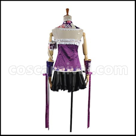 Love Live! SR August China Dress Edition After Awakening Nozomi Tojo Cosplay Costume coscarnival - Back View