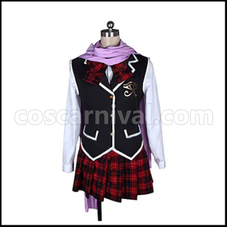 Trinity Seven: 7-nin no Masho Tsukai Levi Kazama Uniform Cosplay Costume coscarnival - Front View