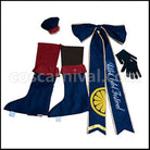 Love Live! SR Fruit Parlor Edition Awakening After Maki Nishikino Cosplay Costume coscarnival - Back View