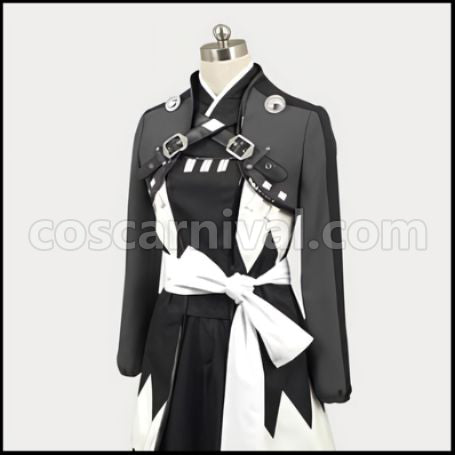 Hakuoki 2010 Calendar Saito Hajime Dark Gray Cosplay Costume coscarnival - Detail Close-up