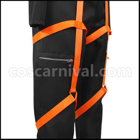 Twisted Wonderland Twisted-Wonderland Floyd Leech Beans Camo Cosplay Costume coscarnival - Material Texture