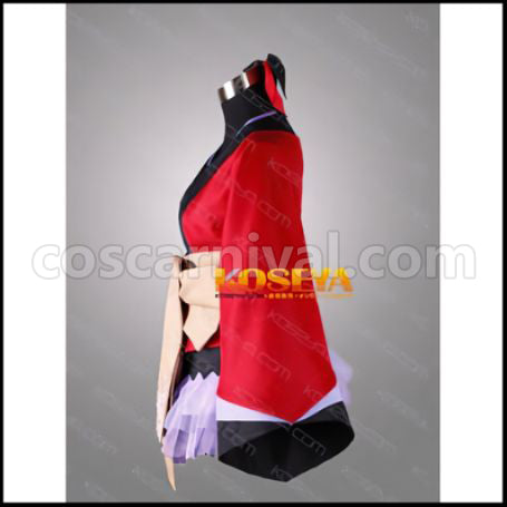 VOCALOID Megurine Luka Project DIVA 2nd Oiran Kimono Cosplay Costume coscarnival - Collar Design