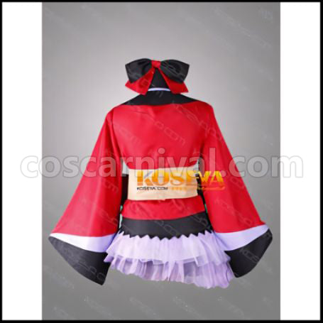 VOCALOID Megurine Luka Project DIVA 2nd Oiran Kimono Cosplay Costume coscarnival - Cuff Style
