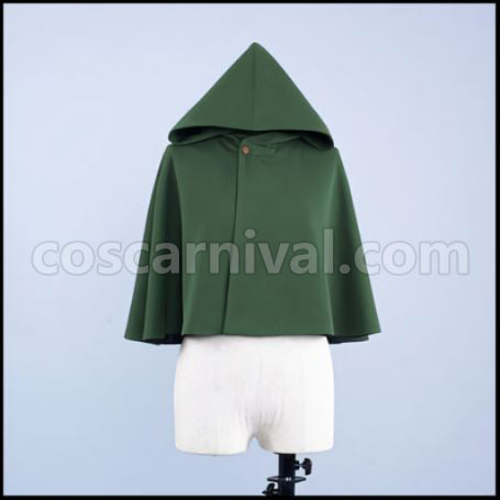 Attack on Titan Scout Regiment Mikasa Ackerman Cosplay Costume coscarnival - Back View