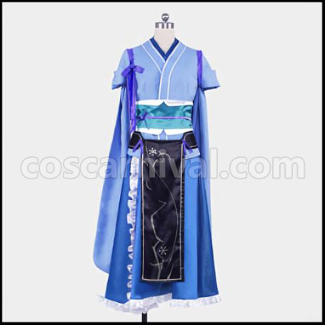 Unbreakable Machine-Doll Japanese Military Irori Cosplay Costume coscarnival - Front View