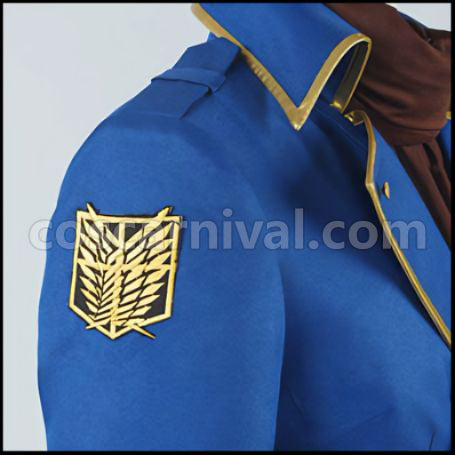 Attack on Titan Wings of Counterattack Online Mikasa Independent Duty Heavy Infantry Cosplay Costume coscarnival - Detail Close-up