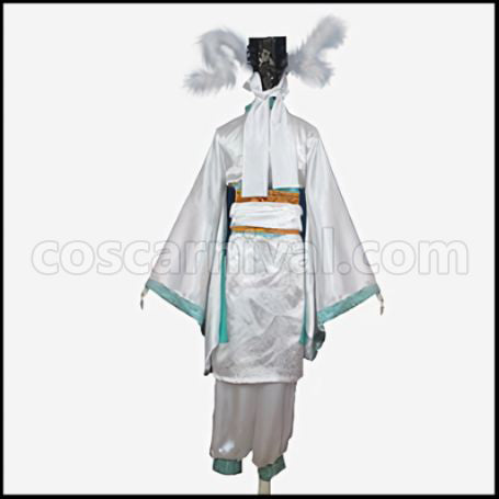 Hozuki's Coolheadedness Hakutaku Judge Cosplay Costume coscarnival - Back View