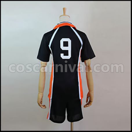 Haikyuu!! Tobio Kageyama Karasuno High School Volleyball Club Setter Uniform Cosplay Costume coscarnival - Side Profile