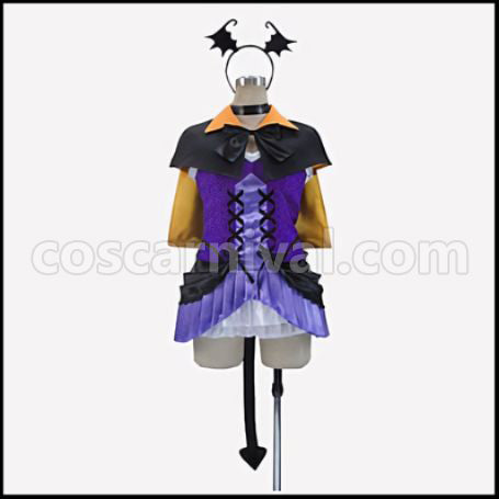 Love Live! Season 2 Insert Song Single 2 Dancing stars on me Maki Nishikino Cosplay Costume coscarnival - Front View