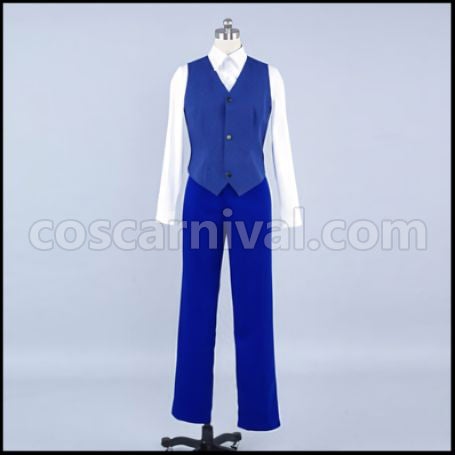 K Blue Clan Scepter 4 Cosplay Costume coscarnival - Back View