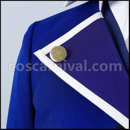 K Blue Clan Scepter 4 Cosplay Costume coscarnival - Collar Design