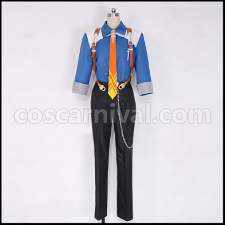 Tales of Xillia 2 Ludger Will Kresnik Cosplay Costume coscarnival - Front View