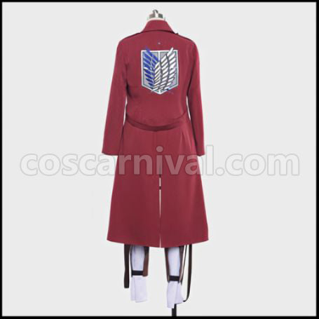 Attack on Titan Wings of Counterattack Online Captain Levi High-Speed Assault Armor Soldier Cosplay Costume coscarnival - Cuff Style