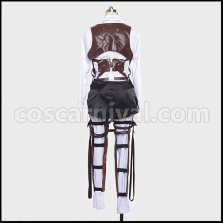 Attack on Titan Wings of Counterattack Online Captain Levi High-Speed Assault Armor Soldier Cosplay Costume coscarnival - Hem Detail