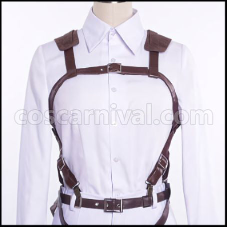 Attack on Titan Wings of Counterattack Online Captain Levi High-Speed Assault Armor Soldier Cosplay Costume coscarnival - Pocket Design