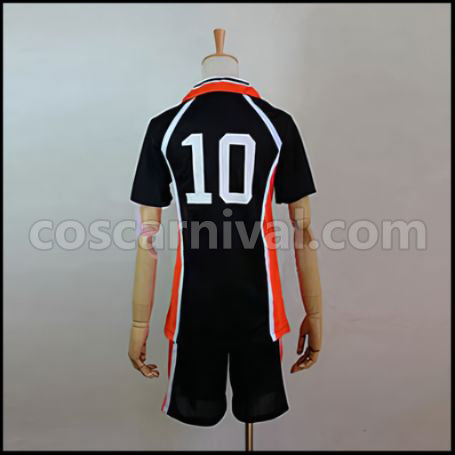 Haikyuu!! Shoyo Hinata Karasuno High School Volleyball Club Middle Blocker Uniform Cosplay Costume coscarnival - Side Profile