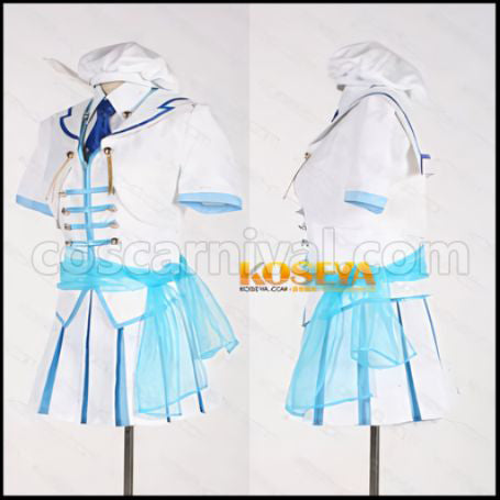 Love Live! Wonderful Rush Umi Sonoda Cosplay Costume coscarnival - Back View