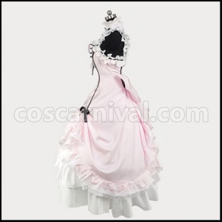 Black Butler Ciel Lady's Ball Gown Cosplay Costume coscarnival - Side Profile
