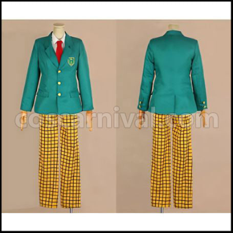 Yowamushi Pedal Sohoku High School Uniform Cosplay Costume coscarnival - Front View