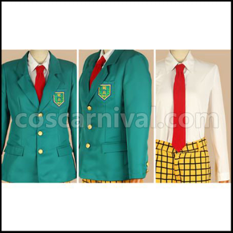 Yowamushi Pedal Sohoku High School Uniform Cosplay Costume coscarnival - Side Profile