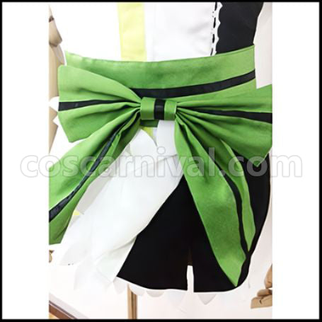 Love Live! Rin Hoshizora Maid Outfit Mogyutto love de Sekkin Chuu! Cosplay Costume coscarnival - Collar Design