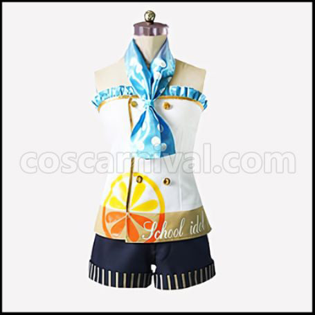 Love Live! School Idol Festival April Fruit Parlor Edition SR Eli Ayase Cosplay Costume coscarnival - Front View