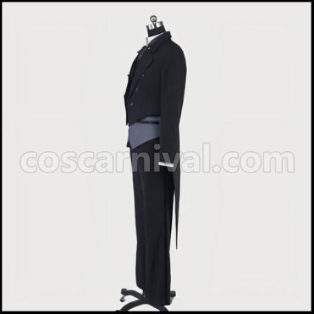 Black Butler Sebastian Butler Outfit Cosplay Costume coscarnival - Detail Close-up