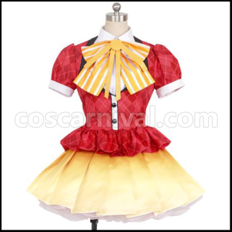 Zombieland Saga Lily Hoshikawa Cosplay Costume coscarnival - Front View