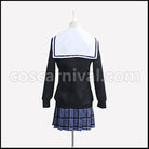 Hanayamata Yuhihama Academy Middle School Naru Sekiya Cosplay Costume coscarnival - Back View